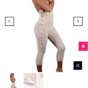 Caromed Sculptures Strapped Below The Knee Girdle post surgery Cream